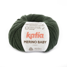 Katia Merino Baby 85 - Donkergroen