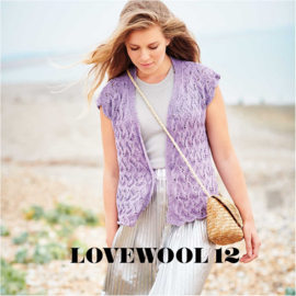 Fashion Cotton Light & Long Tweed dk paars