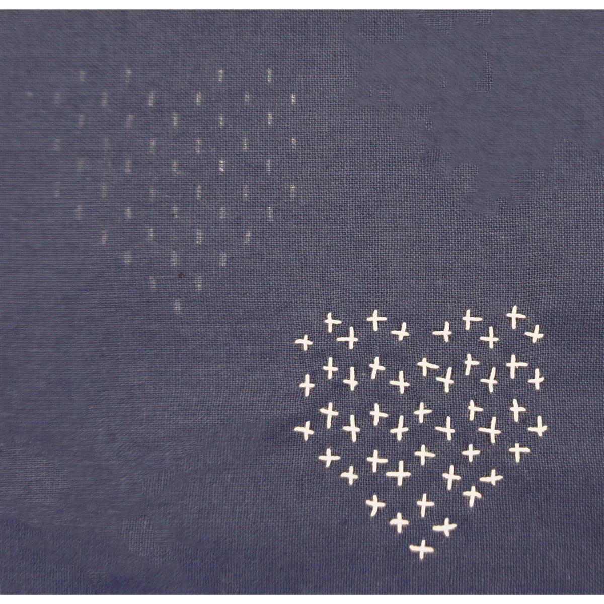ReStyle Sashiko sjabloon harten patroon maat 10 x 10 cm -