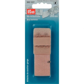 PRYM BH-SLUITING 2 SLUITSTANDEN 30MM BEIGE