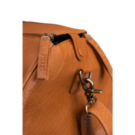 MUUD Drew XL. Handgemaakt leren weekendtas 60xØ34 - kleur WHISKY