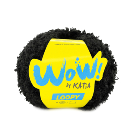 Katia WOW Loopy 153 - Zwart