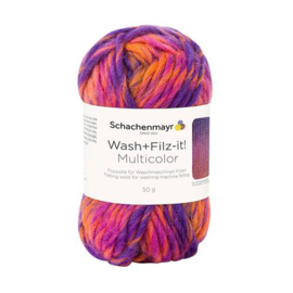 Wash+Filz-it! Multicolor 50 meter / 50 gram - Kleur 208