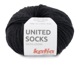 Katia United Socks 10 - Zwart