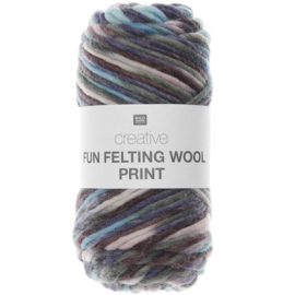 Rico Design Creative Fun Felting Wool Print modern