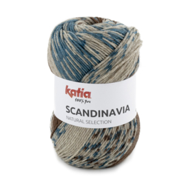 Katia Scandinavia 202 - Groenblauw-Bruin