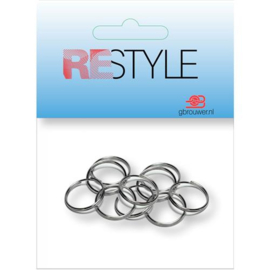 Restyle 015.15400.12 Sleutelringen 12 mm, 10 stuks