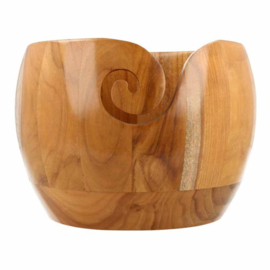 Scheepjes Yarn bowl teakhout 17,5x12cm