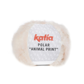 Katia Polar Animal Print 201 - Ecru-Lichtroze