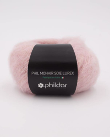 Phildar Mohair Soie Lurex Rosee