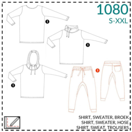 IT'S A FITS PATTERN Shirt-broek (1080)