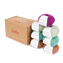 Symmetry Omslagdoek KAL Kit van @knitandpepper