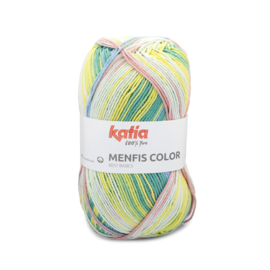 Katia Menfis Color 122 - Koraal-Groen-Geel-Blauw