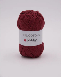 Phildar Coton 3 Aubergine