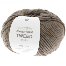Rico Design Essentials Mega Wool Tweed chunky taupe