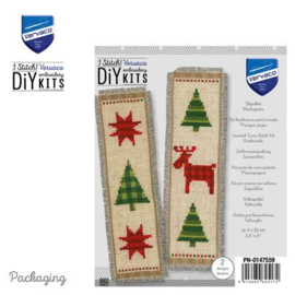 BLADWIJZER KIT GERUITE KERSTBOMEN SET VAN 2