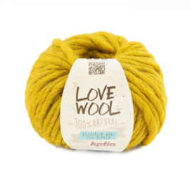 Katia Love Wool 128 - Mosterdgeel