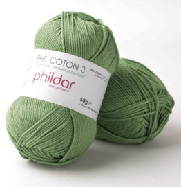 Phildar coton 3 Roseau