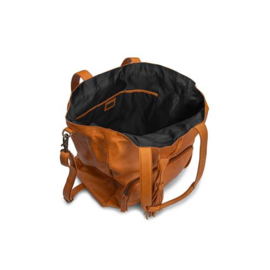 MUUD Libby. Handgemaakt leren tas voor diverse projecten 40x20cm - kleur WHISKY
