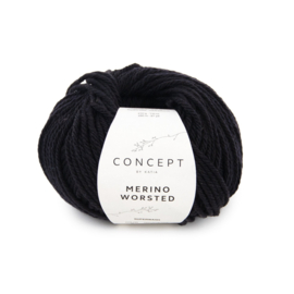 Katia Concept Merino Worsted 2 - Zwart