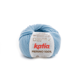 Katia Merino 100% 8 - Hemelsblauw