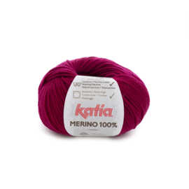 Katia Merino 100% 49 - Donker fuchsia