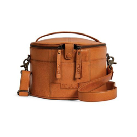 MUUD Enturn. Handgemaakt leren handwerkprojectentas 15x23cm - kleur WHISKY