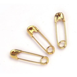 ReStyle 015.10210 Veiligheidsspelden 19/22 mm goud, 50 stuks
