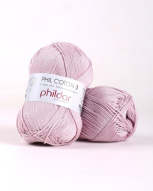 Phildar coton 3 Camelia