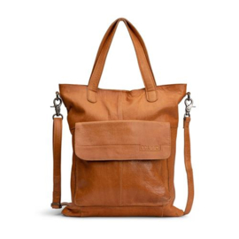 MUUD Arendal. Handgemaakt leren tas voor handwerkprojecten 35x34cm - kleur WHISKY