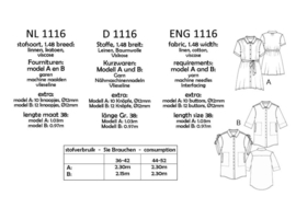 IT'S A FITS PATTERN Blouses c (1116)