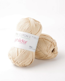 Phildar coton 3 Seigle