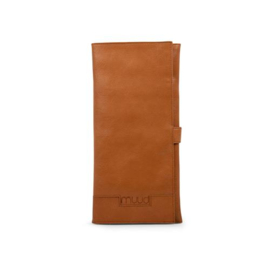 MUUD Lucy. Handgemaakt leren etui voor breinaalden 30xO43xC15cm - kleur WHISKYMUUD Lucy. Handgemaakt leren etui voor breinaalden 30xO43xC15cm - kleur WHISKY