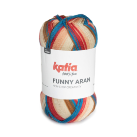 Katia Funny Aran 306 - Koraal-Bruin-Blauw