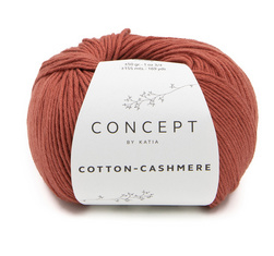 Katia Concept Cotton-Cashmere 74 - Roestbruin