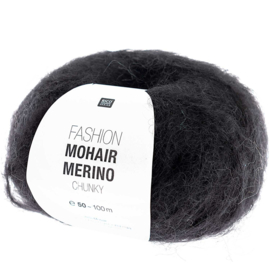 Rico Design Fashion Mohair Merino Chunky Black 008