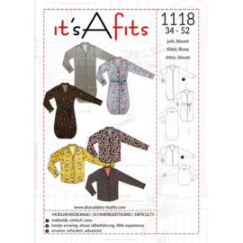 IT'S A FITS PATTERN Jurk (1118)