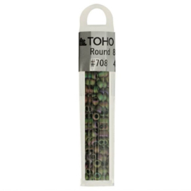 Toho glaskralen rond 8-0-6 x 4G kl 0708