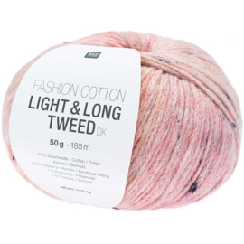 Fashion Cotton Light & Long Tweed dk roze