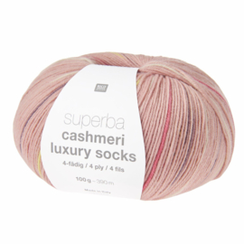 Superba Cashmeri Luxury Socks 4-laags 044 Vallende bladeren