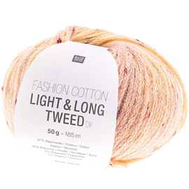 Fashion Cotton Light & Long Tweed dk vanille-roze