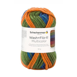 Wash+Filz-it! Multicolor 50 meter / 50 gram - Kleur 210