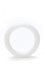 Durable plastic ringetjes wit 20 mm (009)