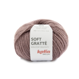 Katia Soft Gratte 82 - Donker bleekrood