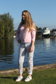 IT'S A FITS PATTERN hoogvallende broek  (1084)