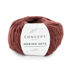 Katia Concept Merino Seta 58 - Bordeauxrood