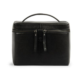 MUUD Lexi. Handgemaakt leren ruime handwerktas. 20x26cm - kleur black