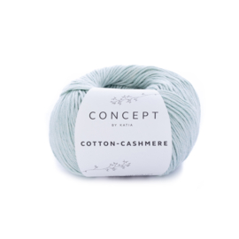 Katia Concept Cotton-Cashmere 67 - Witgroen