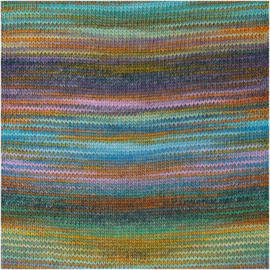 Rico Design Creative Melange aran Wonderball lilac-turquoise 003