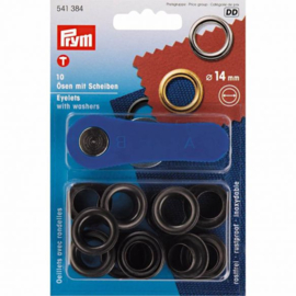 PRYM 541384 RINGEN EN SCHIJVEN 14MM BRONS